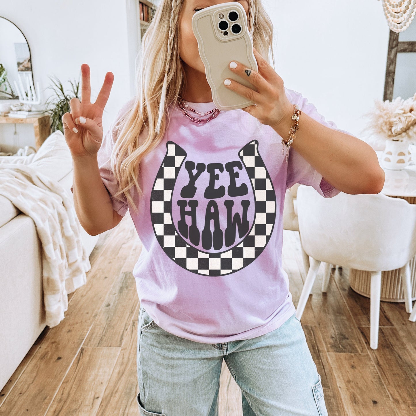 Yeehaw Shirt, Western Graphic Tshirt, Cowgirl Rodeo Shirt, Country Graphic Tee, Trendy Western Shirt, Oversized Tee, Cute Western Shirt