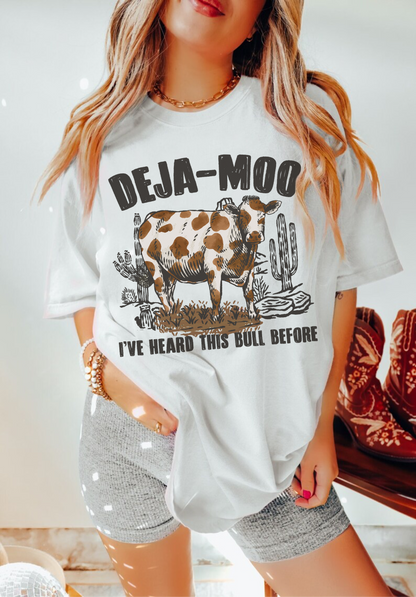 Deja Moo Graphic Tee