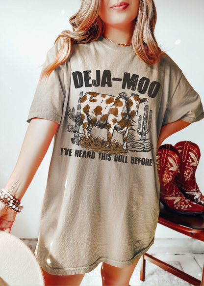 Deja Moo Graphic Tee