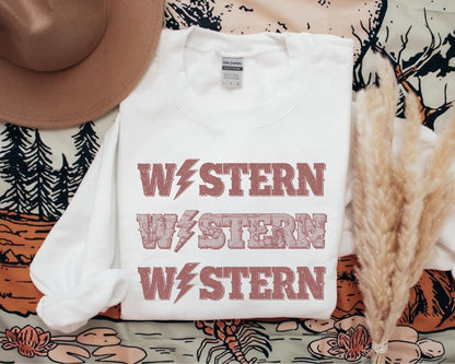 Western Sweatshirt, Country Sweatshirt, Cowboy Sweatshirt, Cowgirl Sweatshirt, Nashville Shirt, Howdy Shirt, Western Clothes, Country Music