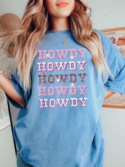 Comfort Colors Howdy Shirt, Country Shirt, Cowgirl Shirt, Western Tees, Western Clothes, Cowboy Shirt, Rodeo Shirt, Country Music Shirt