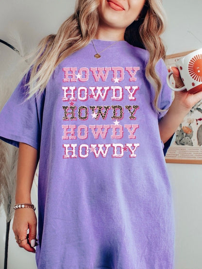 Comfort Colors Howdy Shirt, Country Shirt, Cowgirl Shirt, Western Tees, Western Clothes, Cowboy Shirt, Rodeo Shirt, Country Music Shirt
