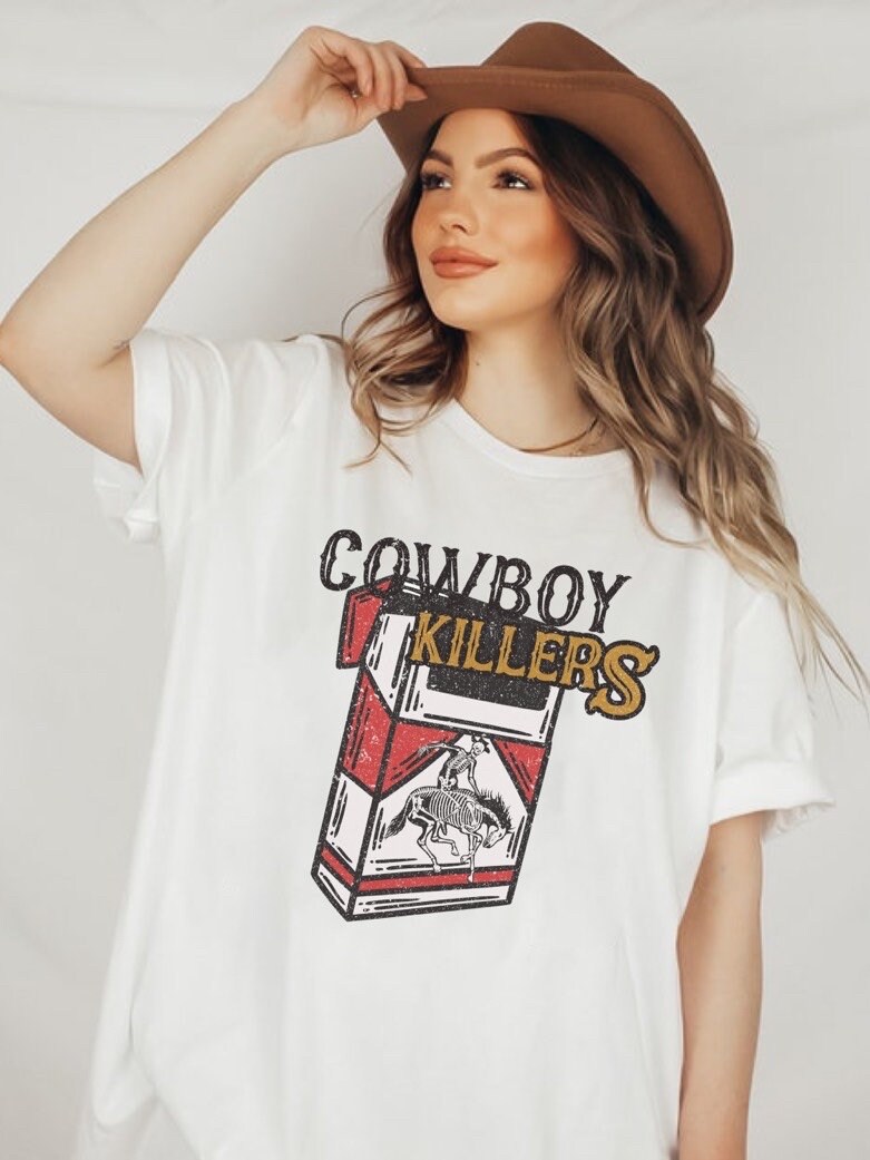Cowboy Killer Shirt, Country Shirt, Western Shirt, Southern Shirt, Country Girl, Vintage Tee, Boho Shirt, Retro Shirt, Cowgirl Shirt