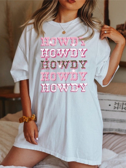 Comfort Colors Howdy Shirt, Country Shirt, Cowgirl Shirt, Western Tees, Western Clothes, Cowboy Shirt, Rodeo Shirt, Country Music Shirt