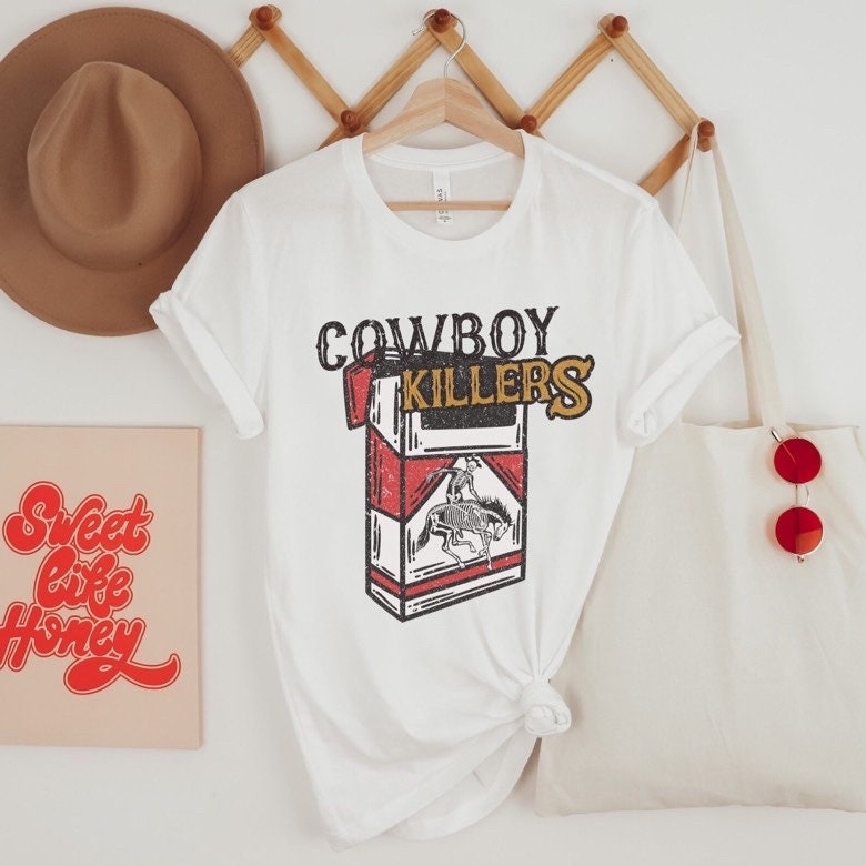 Cowboy Killer Shirt, Country Shirt, Western Shirt, Southern Shirt, Country Girl, Vintage Tee, Boho Shirt, Retro Shirt, Cowgirl Shirt