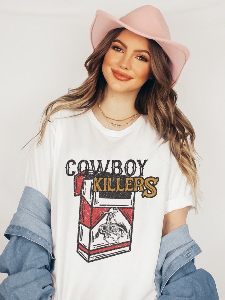 Cowboy Killer Shirt, Country Shirt, Western Shirt, Southern Shirt, Country Girl, Vintage Tee, Boho Shirt, Retro Shirt, Cowgirl Shirt