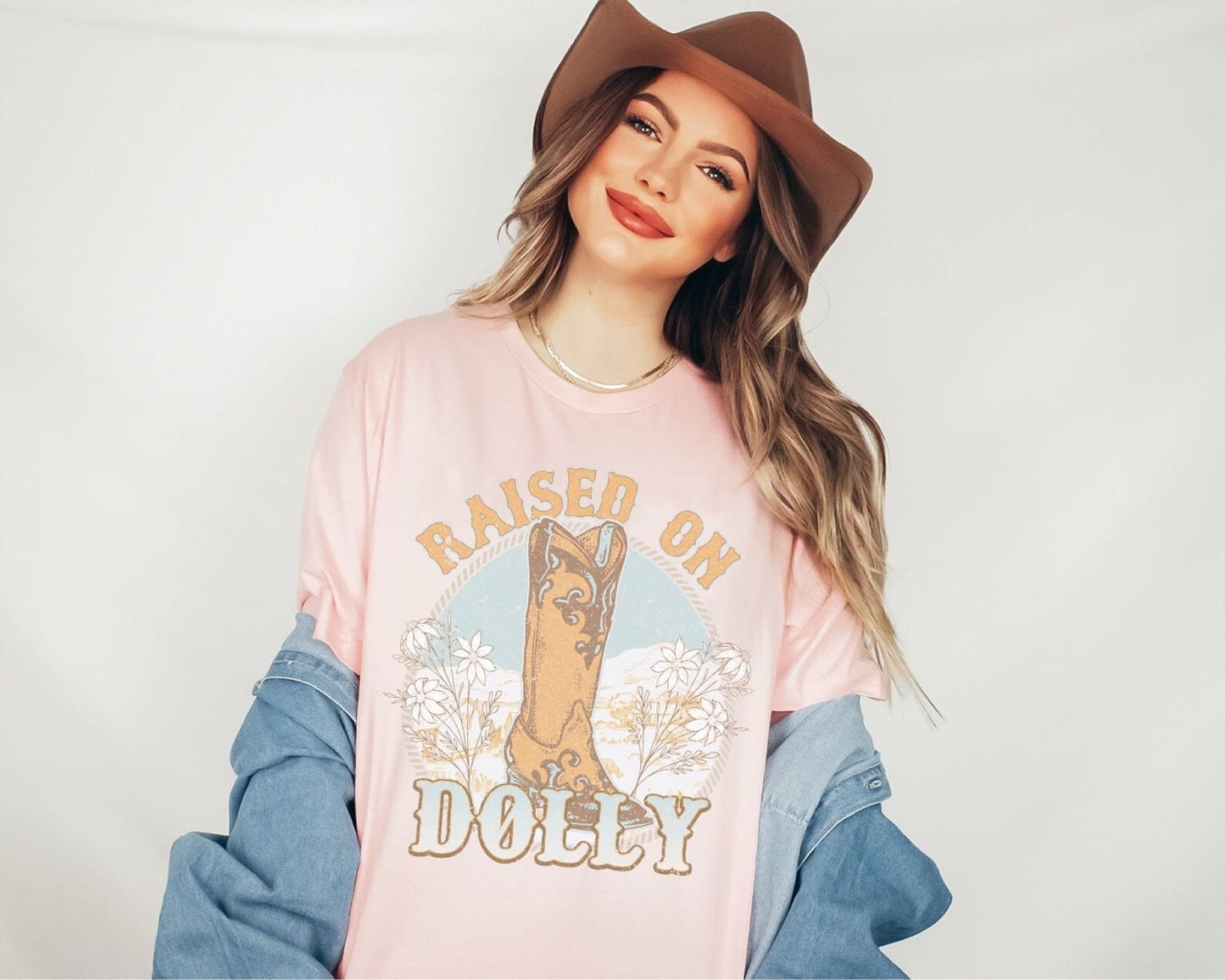 Raised On Dolly Country Music Shirt, Western Shirt, Country Shirt, Cowboy Shirt, Shirt, Nashville Shirt, Cowgirl Aesthetic, Cowgirl Shirt
