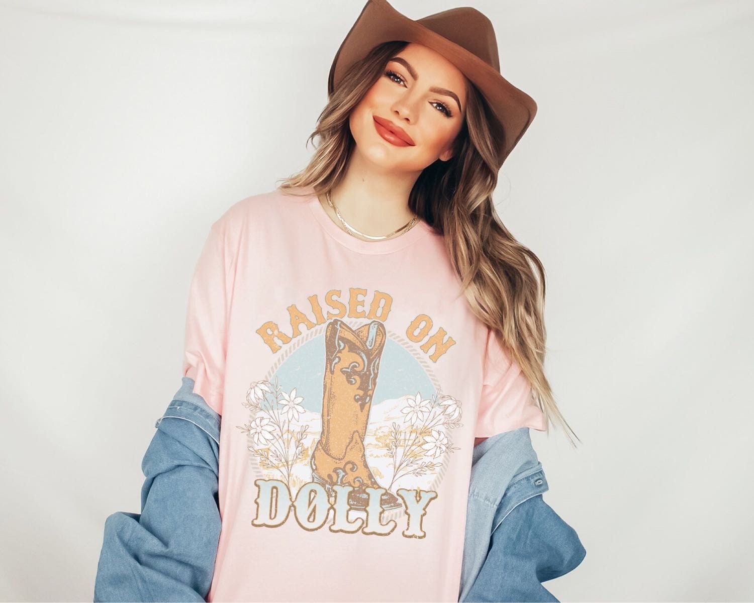 Raised On Dolly Country Music Shirt, Western Shirt, Country Shirt, Cowboy Shirt, Shirt, Nashville Shirt, Cowgirl Aesthetic, Cowgirl Shirt