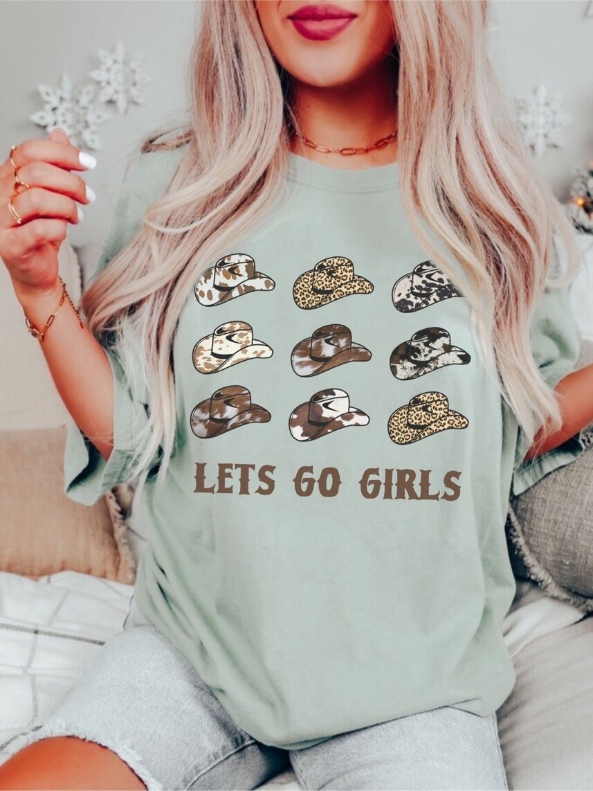 Lets Go Girls 90s Country Music Concert Shirt, Western Shirt, Nashville Shirt, Western Graphic Tee, Country Concert Outfit, Country Tees