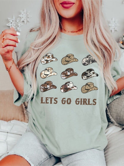 Lets Go Girls 90s Country Music Concert Shirt, Western Shirt, Nashville Shirt, Western Graphic Tee, Country Concert Outfit, Country Tees