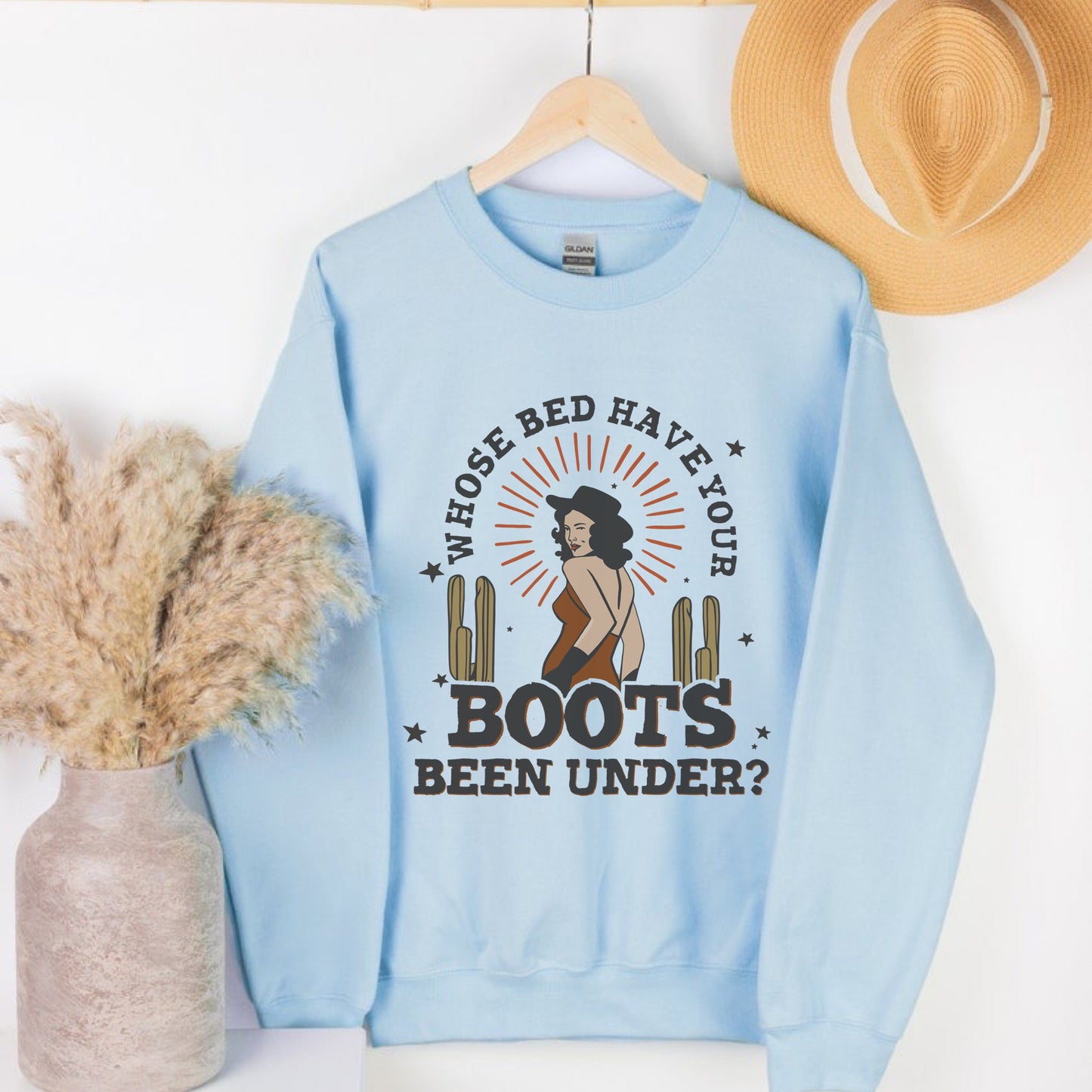 Vintage 90s Country Music Concert Shirt, Lets Go Girls, Western Crewneck Sweatshirt, Western Graphic Tee, Country Concert Outfit,Cowgirl Tee