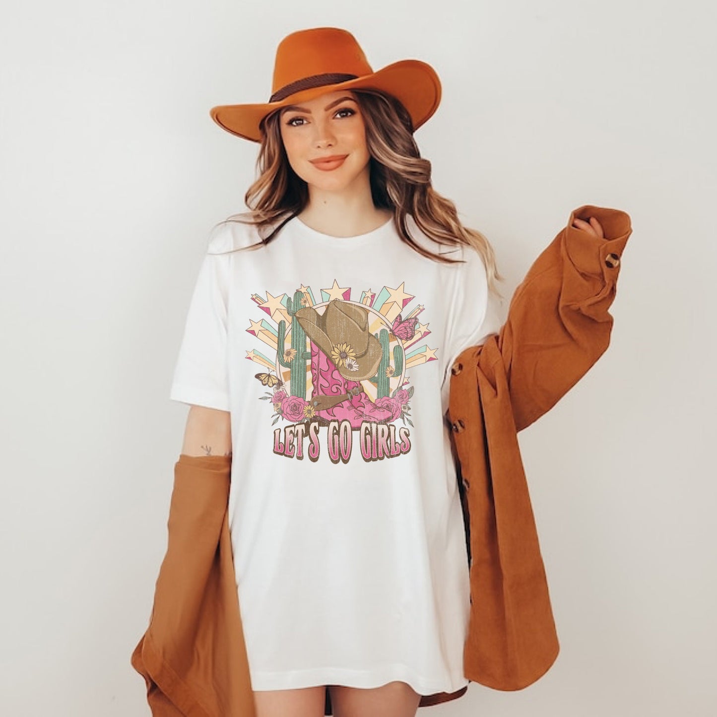90s Country Music Concert Shirt, Lets Go Girls, Western Shirt, Nashville Shirt, Western Graphic Tee, Country Concert Outfit, Cowgirl Shirt