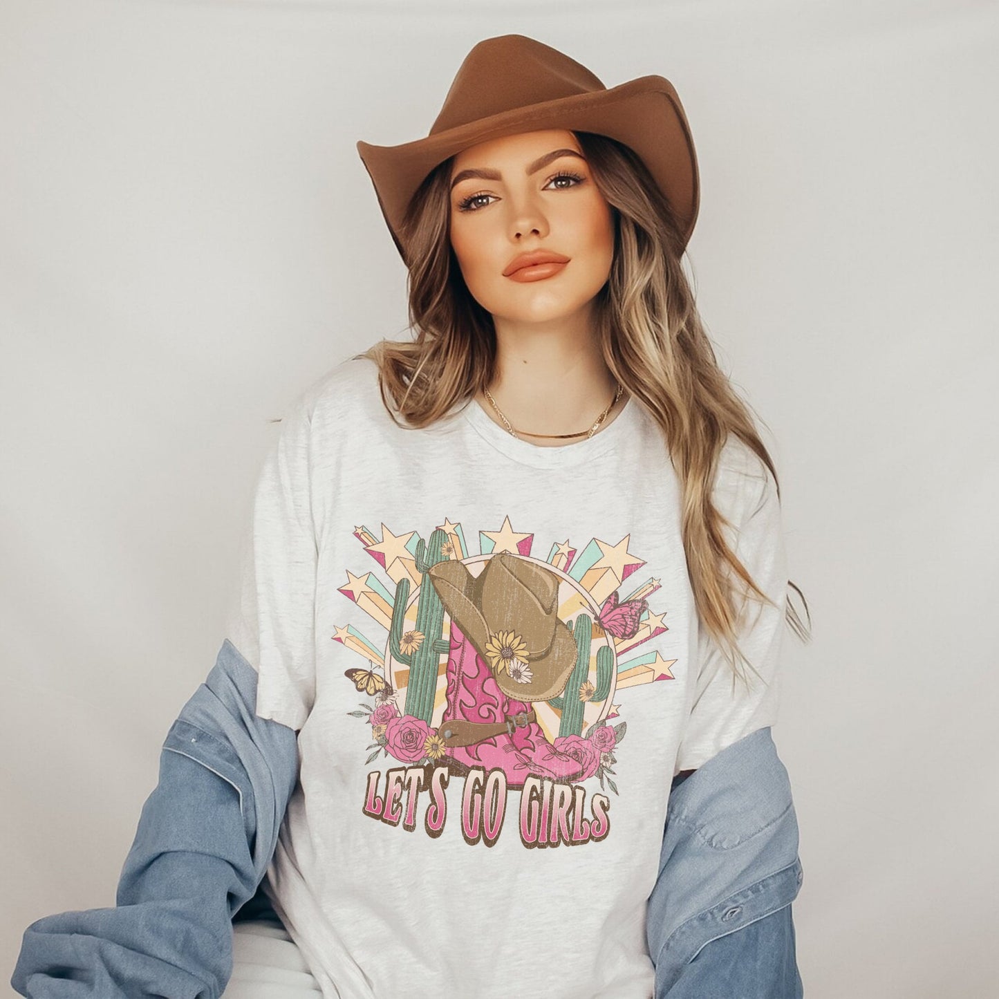90s Country Music Concert Shirt, Lets Go Girls, Western Shirt, Nashville Shirt, Western Graphic Tee, Country Concert Outfit, Cowgirl Shirt