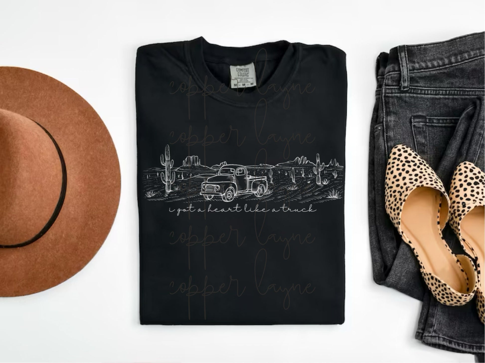 I Got A Heart Like A Truck Shirt, Country Music Shirt, Western Shirt, Cowboy Shirt, Country Concert Shirt, Western Clothes, Country Lyrics