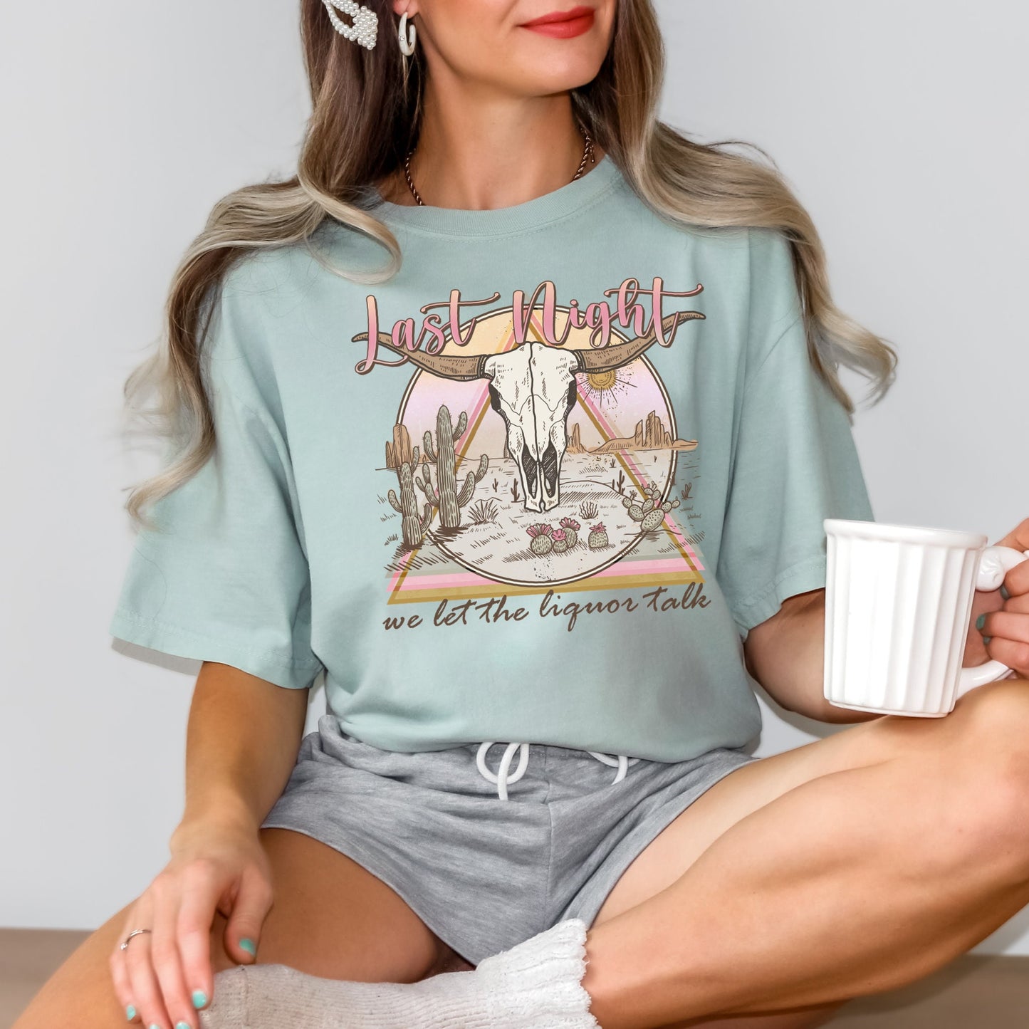 Comfort Colors Last Night Shirt, Country Music Shirt, Country Concert Shirt, Oversized Tee, Western Tees, Country Tees, Cowgirl Rodeo, Howdy