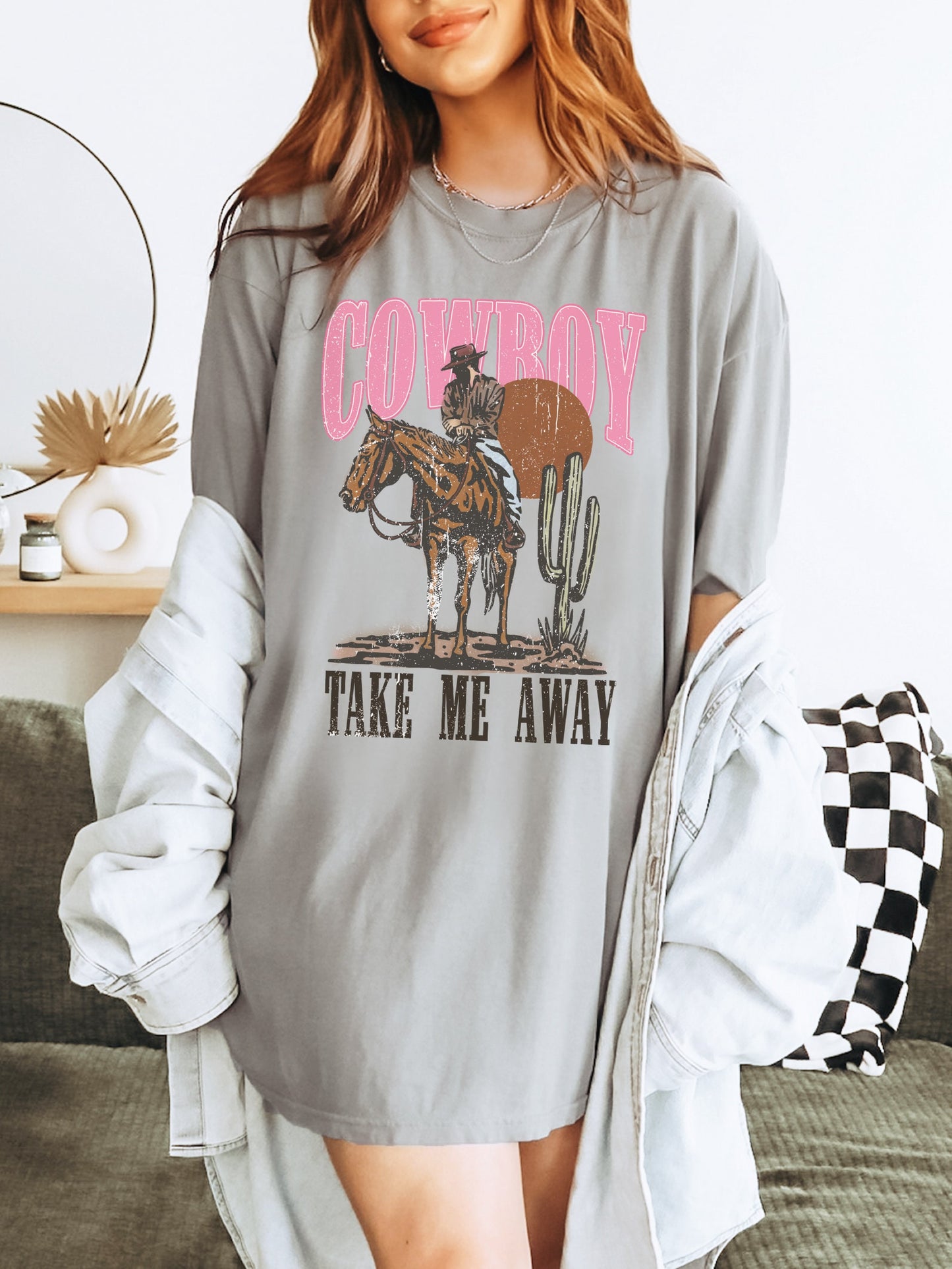 Cowboy Take Me Away, Country Music Shirt, 90s Country Shirt, Western Graphic Tees, Cowgirl Tee, Country Concert Shirt, Cute Western Shirts