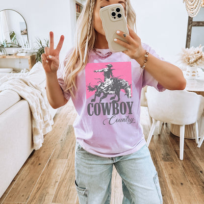 Cowboy Country Shirt, Cute Cowgirl Tshirt, Country Music Shirt, Western Graphic Tee, Trendy Country Tee, Oversized Shirt, Rodeo Shirt, Howdy