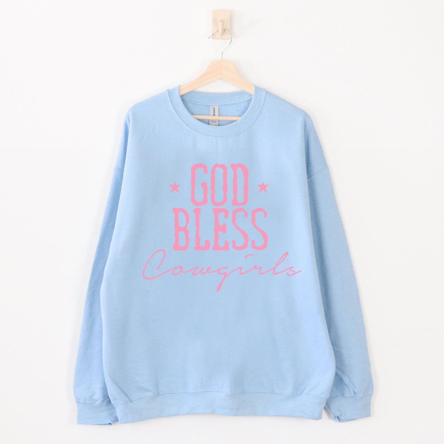 God Bless Cowgirls, Cowgirl Sweatshirt, Western Sweatshirt, Country Girl Shirt, Oversized Crewneck, Vintage Cowgirl, Cute Cowgirl Hoodie