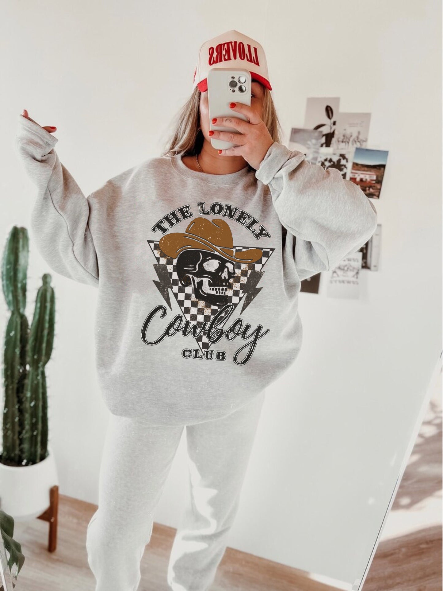 Western Cowboy Shirt, Vintage Cowboy Shirt, Western Tees, Womens Western Sweatshirt, Country Crewneck, Western Skeleton, Cowgirl Sweatshirt
