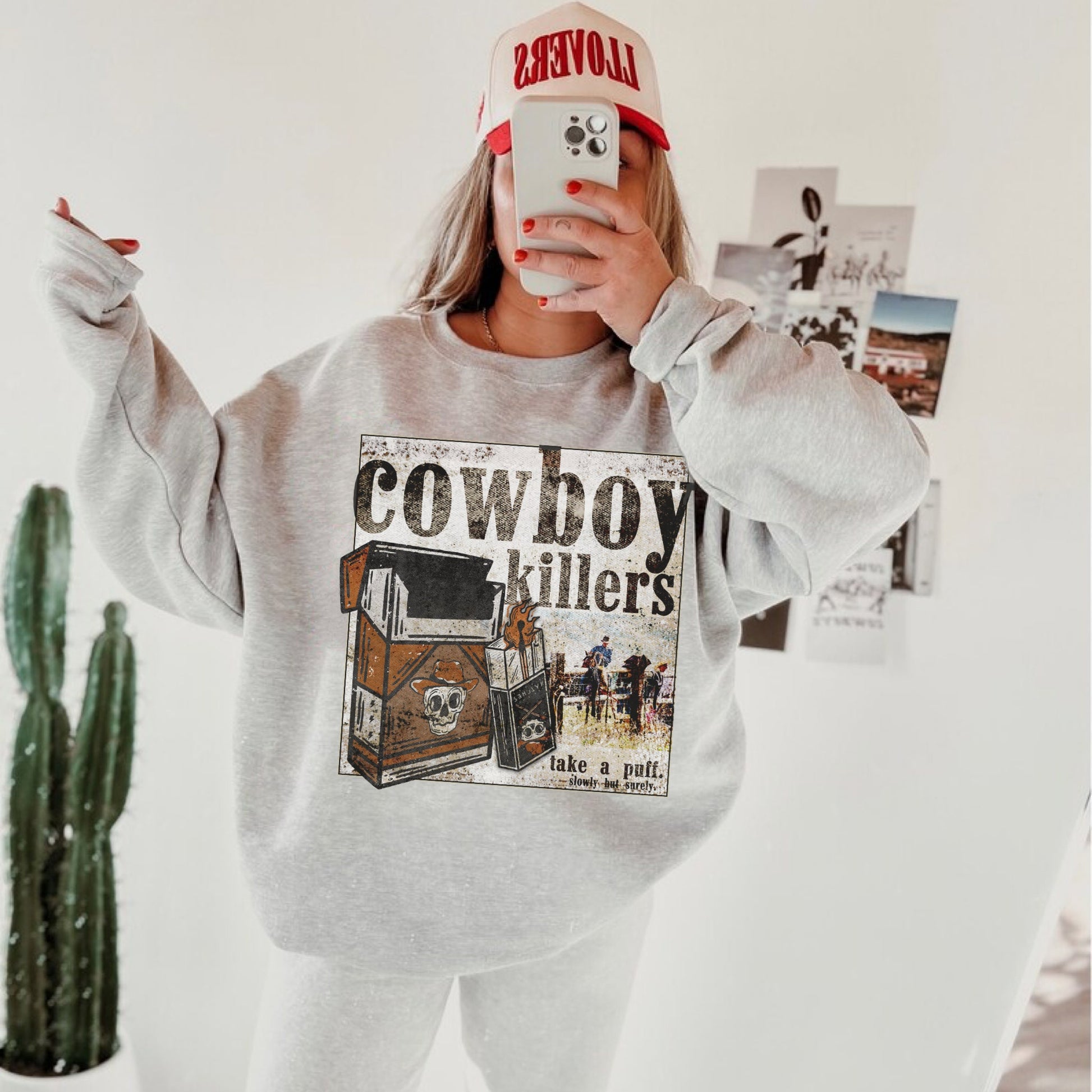 Cowboy Killers Shirt, Western Graphic Sweatshirt, Cowboy Sweatshirt, Cowgirl Sweatshirt, Trendy Hoodies, Country Sweatshirt, Trendy Crewneck