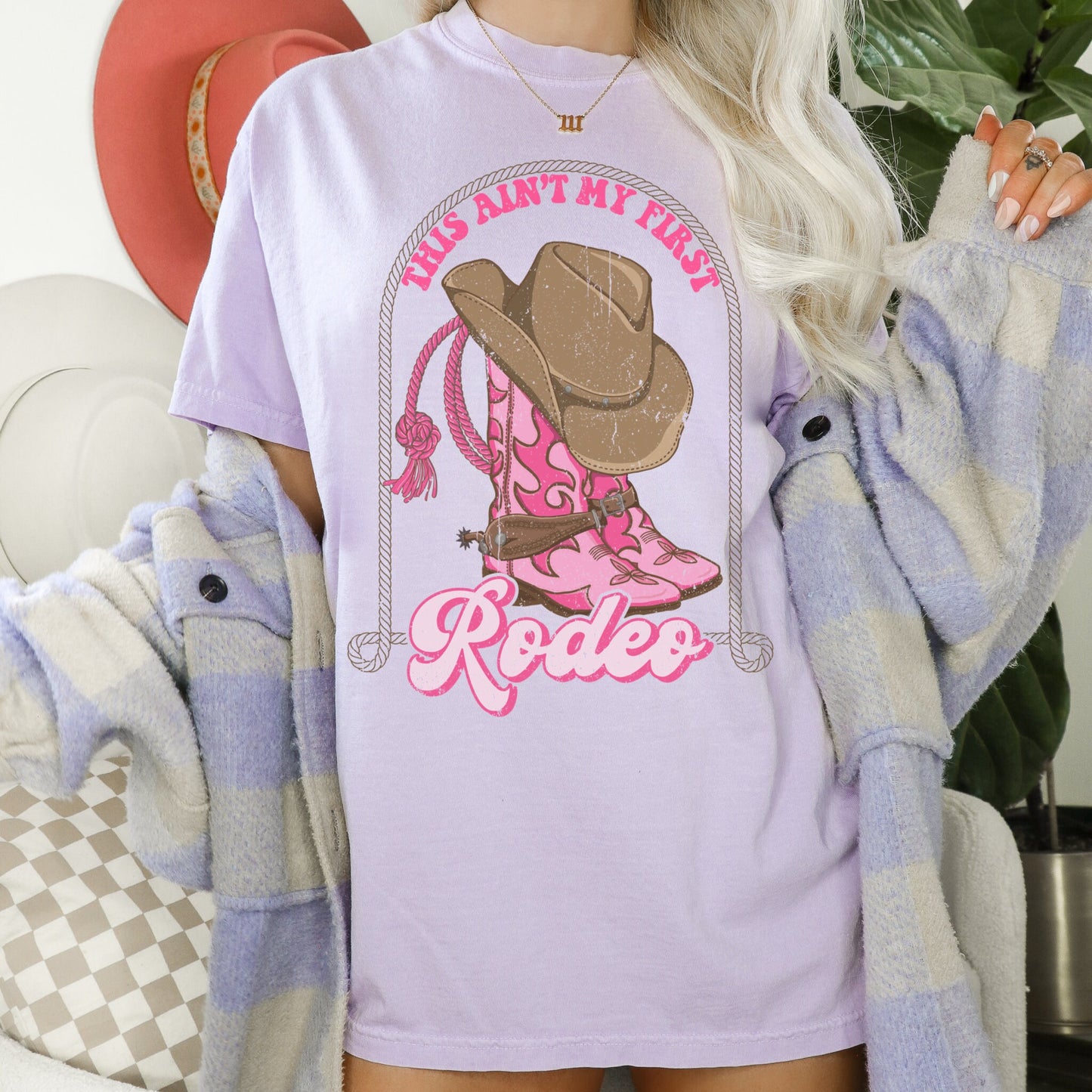 This Aint My First Rodeo Shirt, Cowgirl Rodeo Shirt, Western Graphic Tee, Trendy Western Shirt, Cowgirl Tee, Country Concert Tee, Rodeo Tee