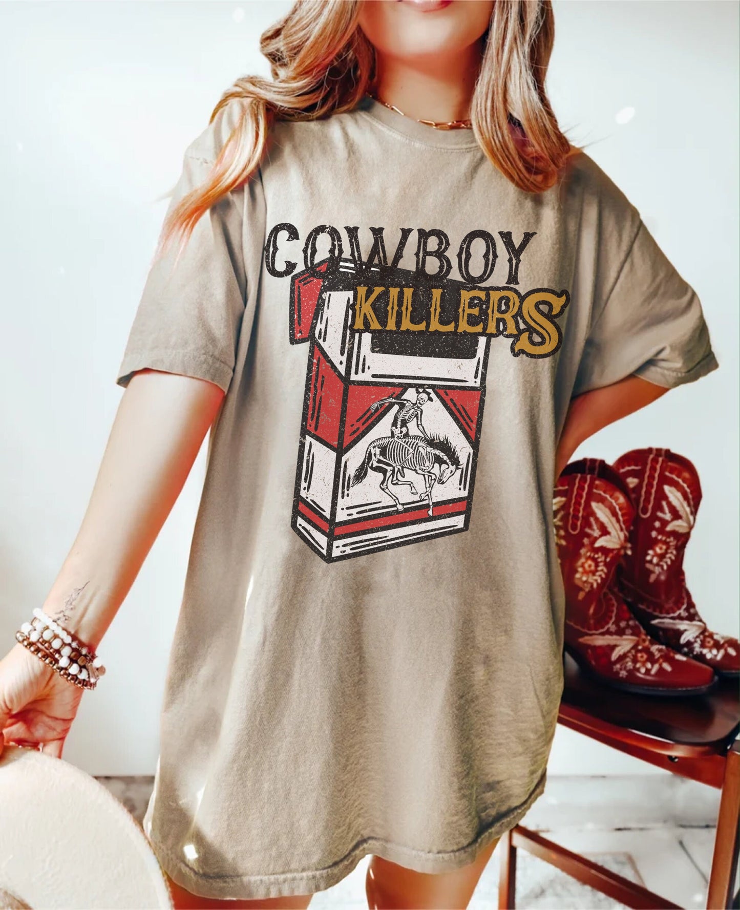 Cowboy Killers Shirt, Western Graphic Tee, Country Music Shirt, Cowgirl Tees, Vintage Cowboy Shirt, Trendy Western Tshirt, Cowgirl Tees