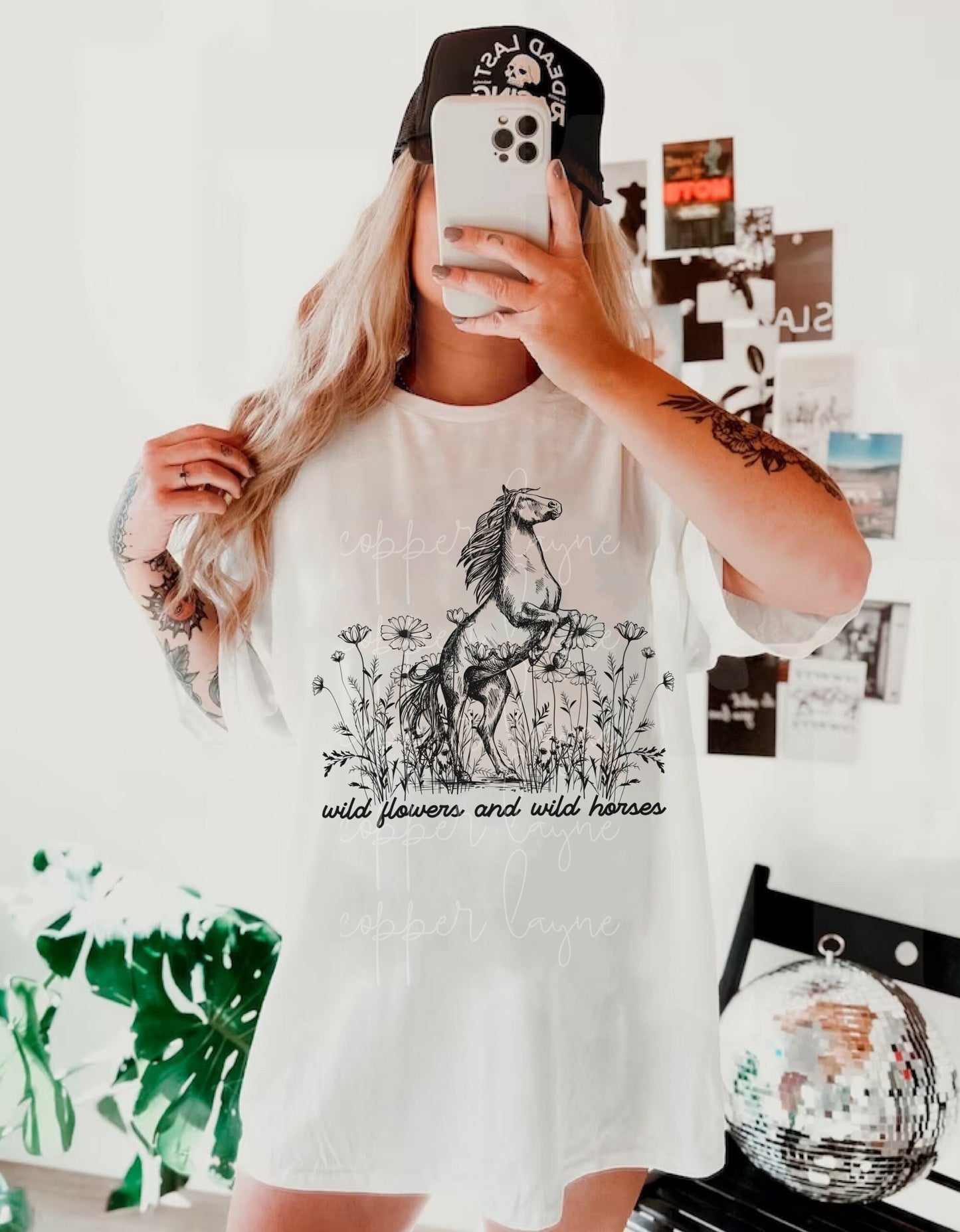 Wild Flowers And Wild Horses Shirt, Country Music Shirt, Western Graphic Tee, Nashville Shirt, Cowgirl Tee, Rodeo Shirt, Country Tour Shirt