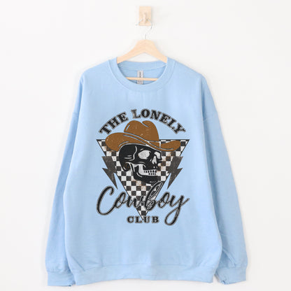 Western Cowboy Shirt, Vintage Cowboy Shirt, Western Tees, Womens Western Sweatshirt, Country Crewneck, Western Skeleton, Cowgirl Sweatshirt