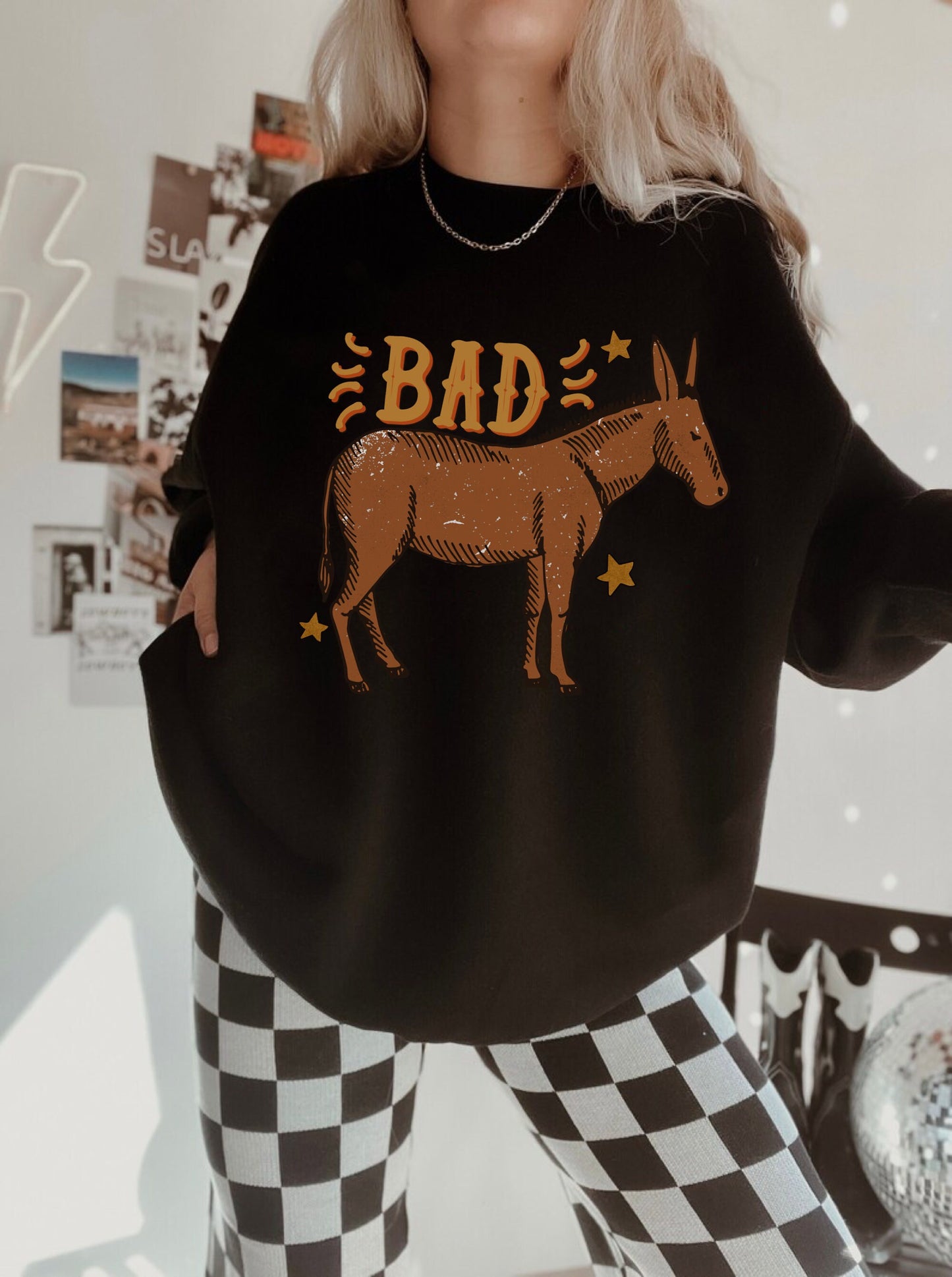 Funny Donkey Shirt, Vintage Western Shirt, Sarcastic Shirt, Country Graphic Tees, Western Sweatshirt, Farm Shirt, Funny Animal Tshirt, Mule