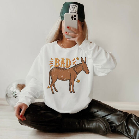 Funny Donkey Shirt, Vintage Western Shirt, Sarcastic Shirt, Country Graphic Tees, Western Sweatshirt, Farm Shirt, Funny Animal Tshirt, Mule