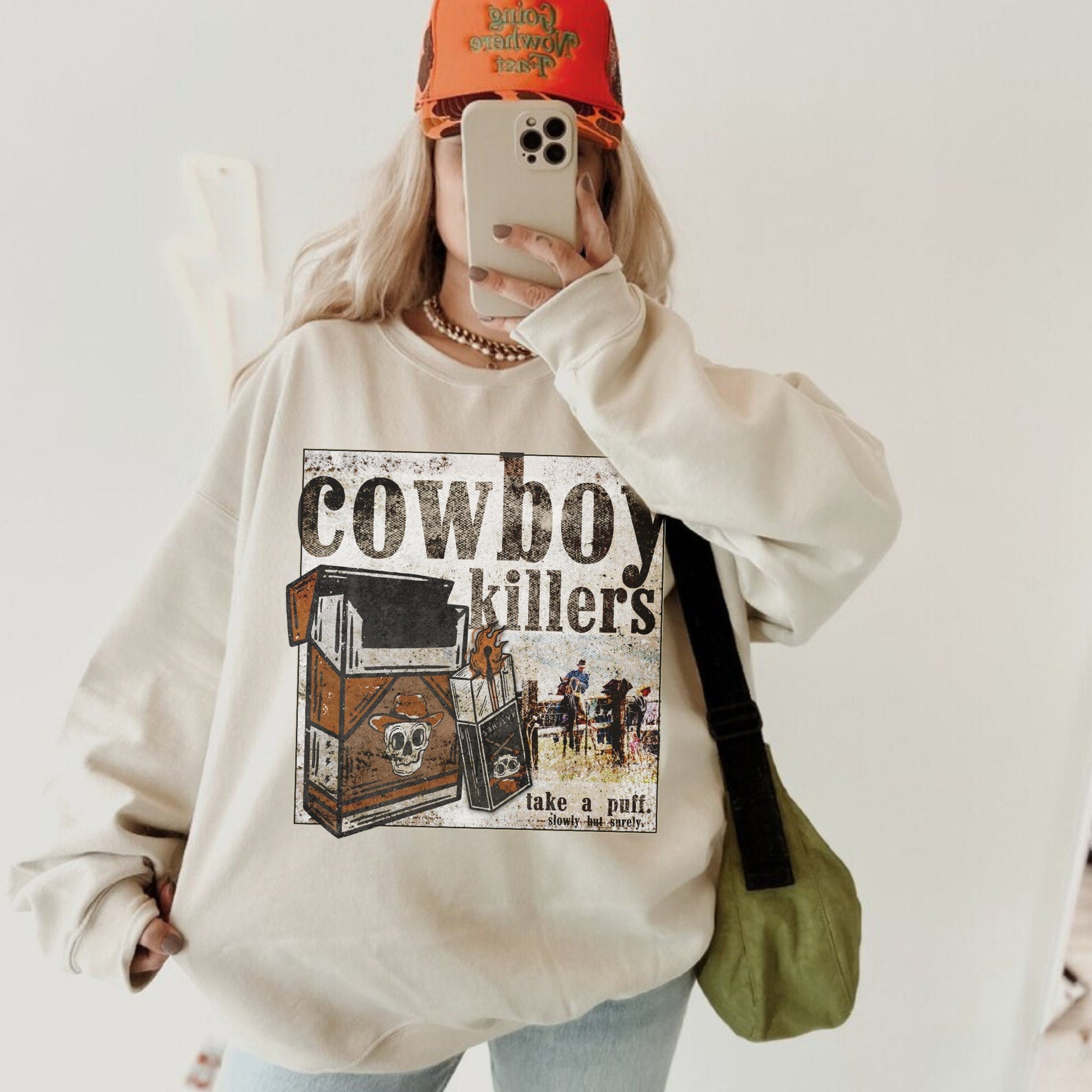 Cowboy Killers Shirt, Western Graphic Sweatshirt, Cowboy Sweatshirt, Cowgirl Sweatshirt, Trendy Hoodies, Country Sweatshirt, Trendy Crewneck