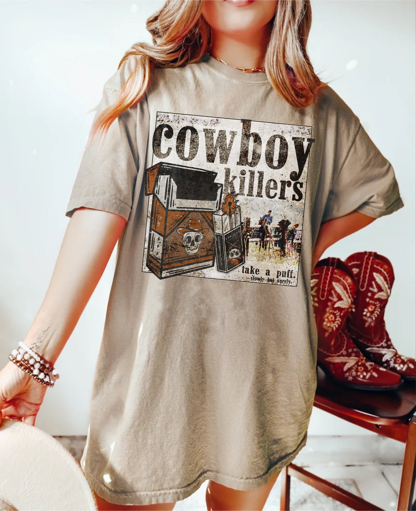 Cowboy Killers Shirt, Vintage Cowboy Shirt, Western Graphic Tee, Cute Western Shirt, Cowgirl Tshirt, Trendy Western, Retro Rodeo Shirt