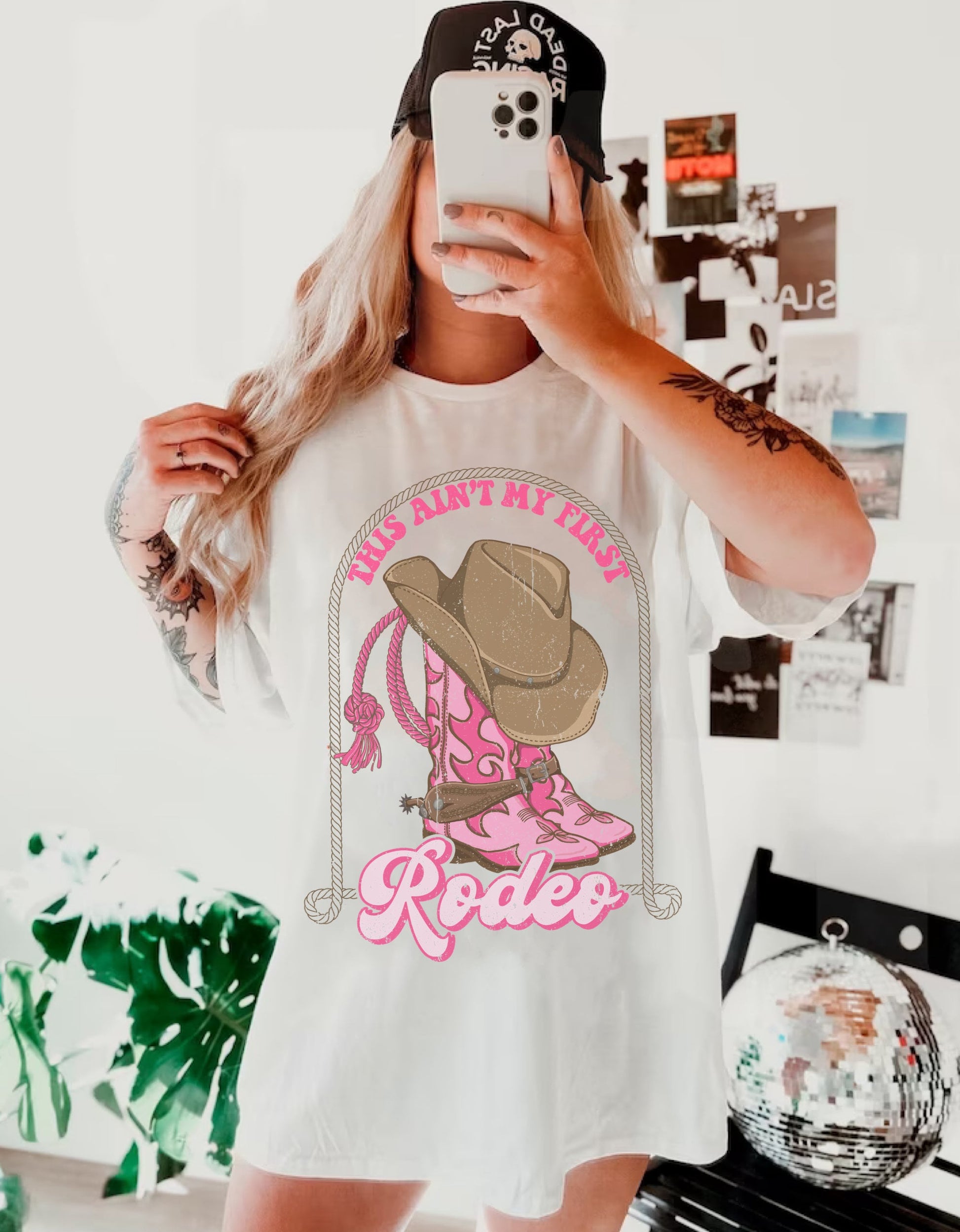 This Aint My First Rodeo Shirt, Cowgirl Rodeo Shirt, Western Graphic Tee, Trendy Western Shirt, Cowgirl Tee, Country Concert Tee, Rodeo Tee