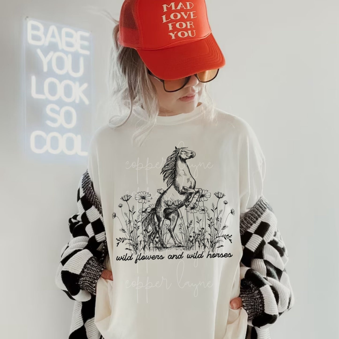 Wild Flowers And Wild Horses Shirt, Country Music Shirt, Western Graphic Tee, Nashville Shirt, Cowgirl Tee, Rodeo Shirt, Country Tour Shirt