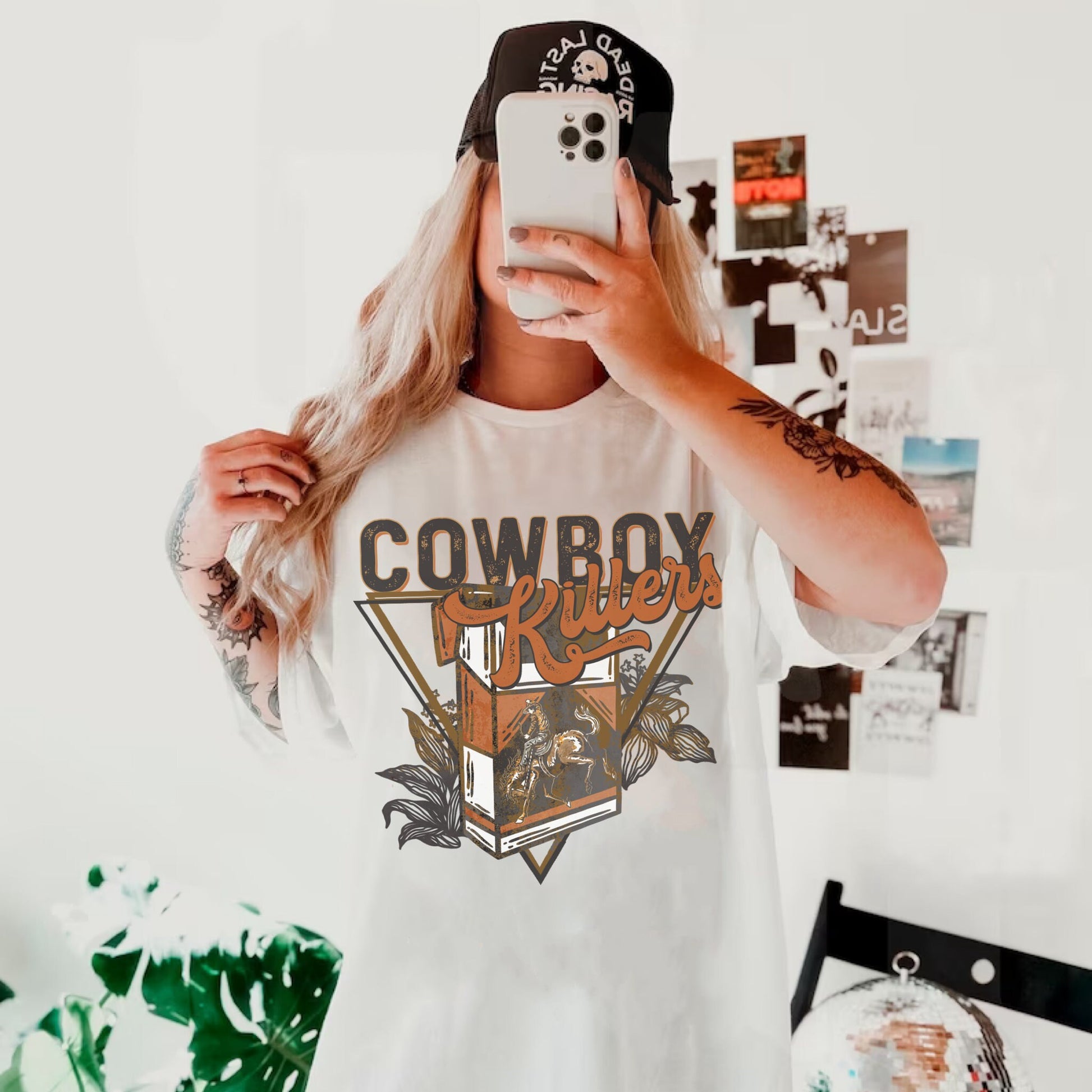 Cowboy Killers Shirt, Western Graphic Tee, Cowgirl Tee, Oversized Graphic Tee, Rodeo Shirt, Country Music Shirt, Vintage Cowboy Shirt
