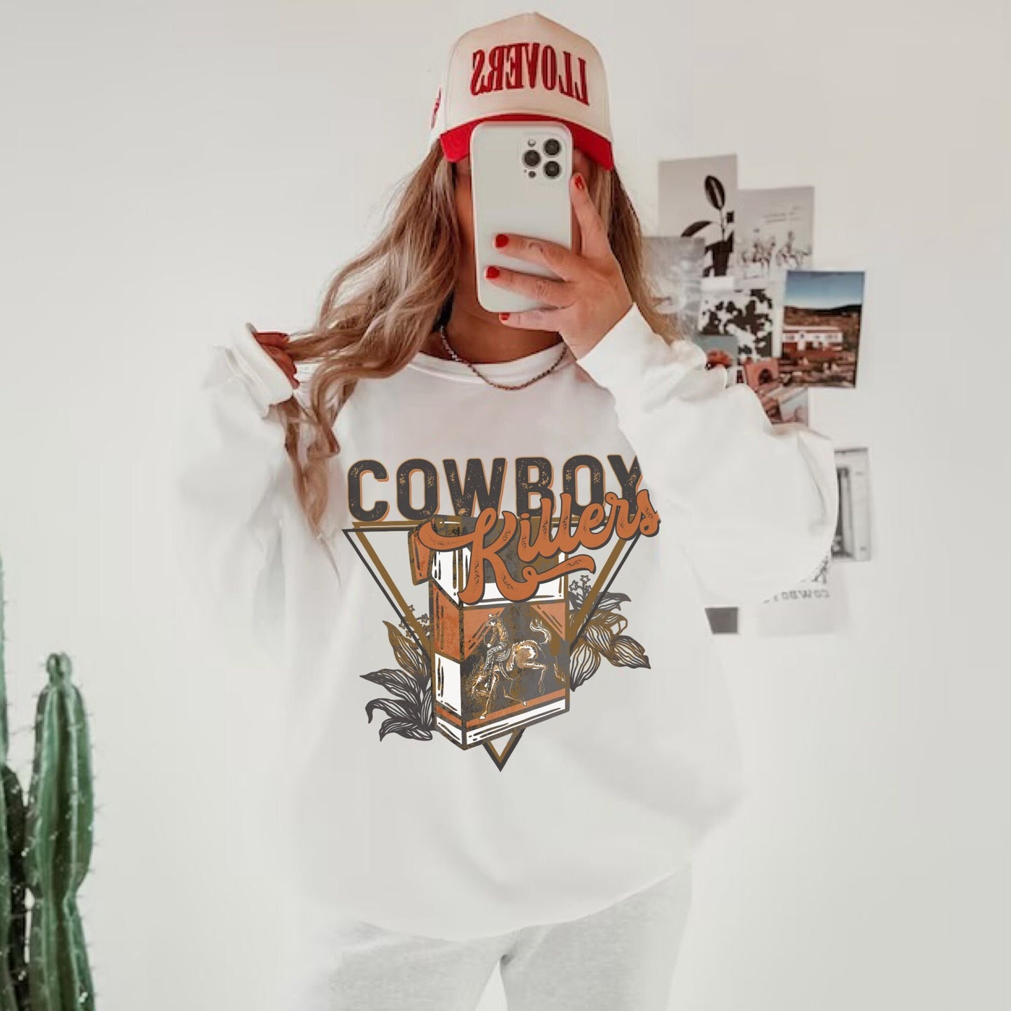 Cowboy Killers Sweatshirt, Western Sweatshirt, Cowboy Graphic Tee, Vintage Western, Country Western Shirt, Cowgirl Hoodies, Trendy Crewneck