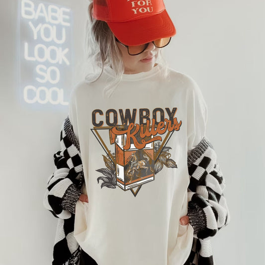 Cowboy Killers Shirt, Western Graphic Tee, Cowgirl Tee, Oversized Graphic Tee, Rodeo Shirt, Country Music Shirt, Vintage Cowboy Shirt