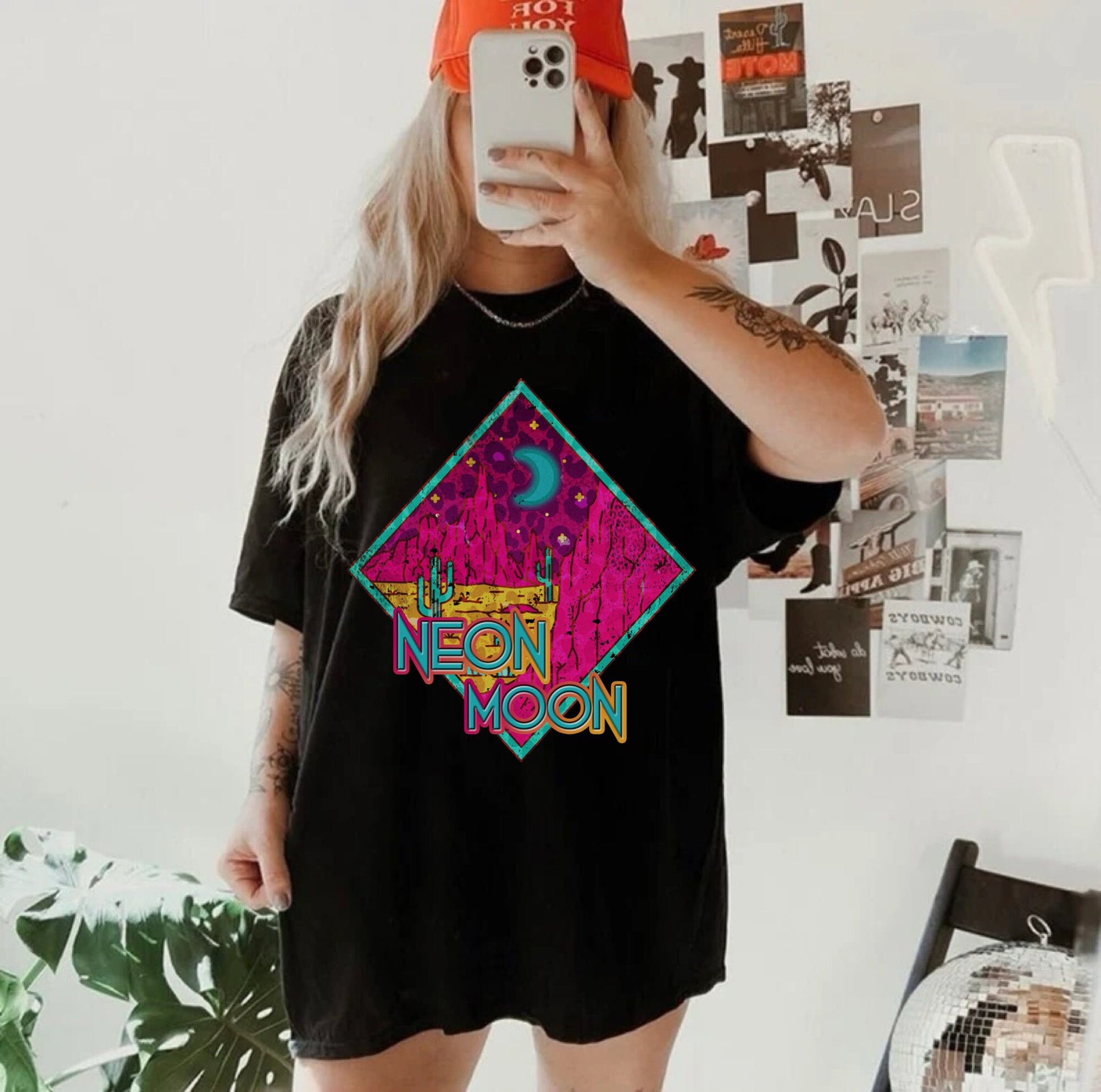 Neon Moon Shirt, Country Music Shirt, Western Graphic Tee, Cute Country Shirts, Cowgirl Rodeo, Country Concert Shirt, Retro Cowboy Tee