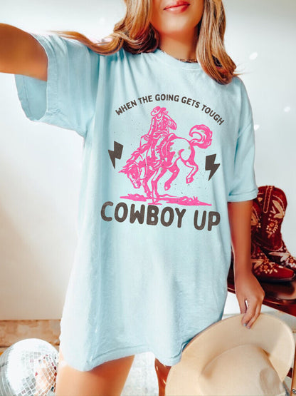 Cowboy Up Shirt, Cowboy Graphic Tee, Trendy Western Shirt, Cute Country Shirts, Rodeo Shirt, Cowgirl Rodeo, Western Tshirt, Country Concert