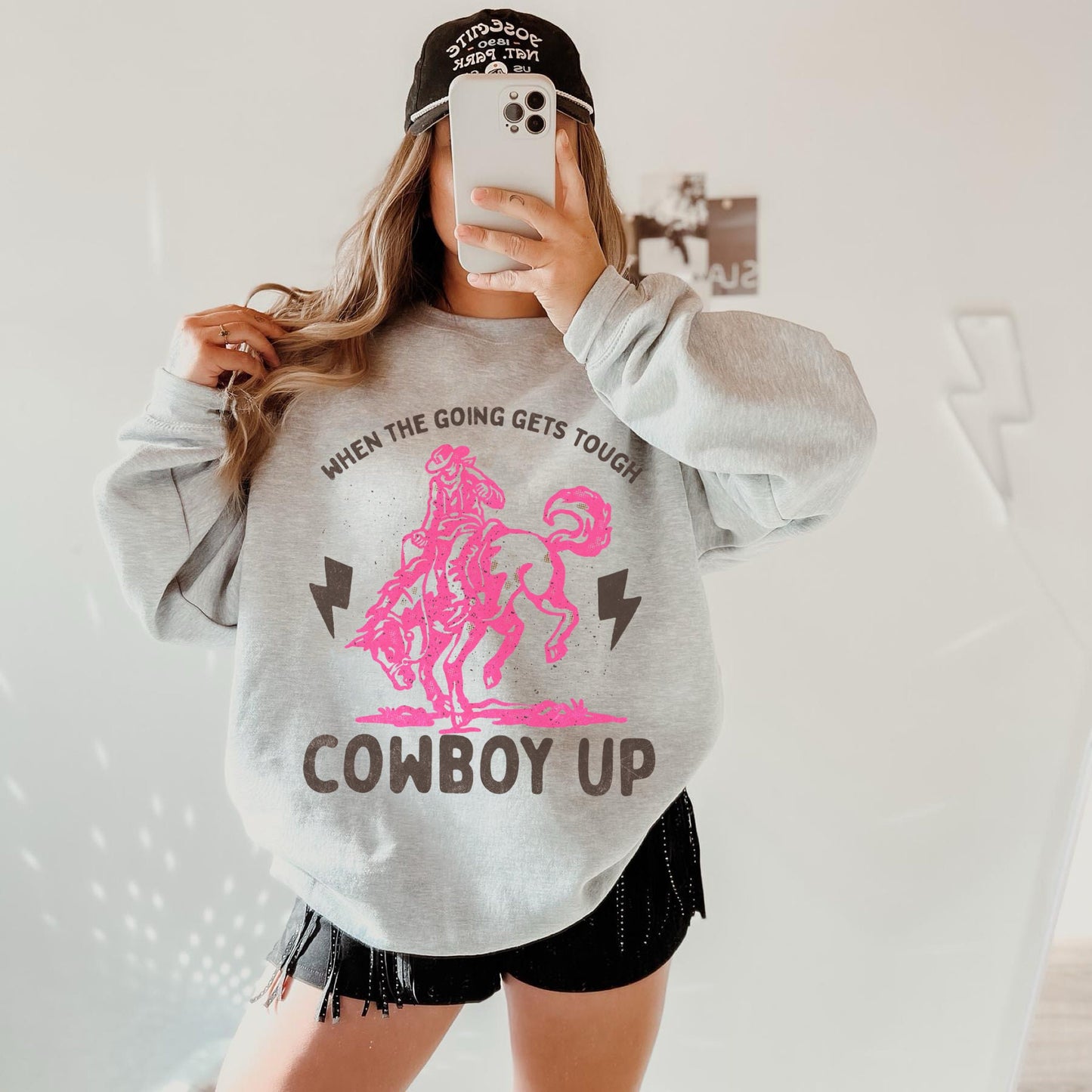 Cowboy Up Sweatshirt, Western Summer, Cowgirl Sweatshirt, Country Hoodie, Country Girl Shirt, Summer Sweater, Western Style Sweatshirt
