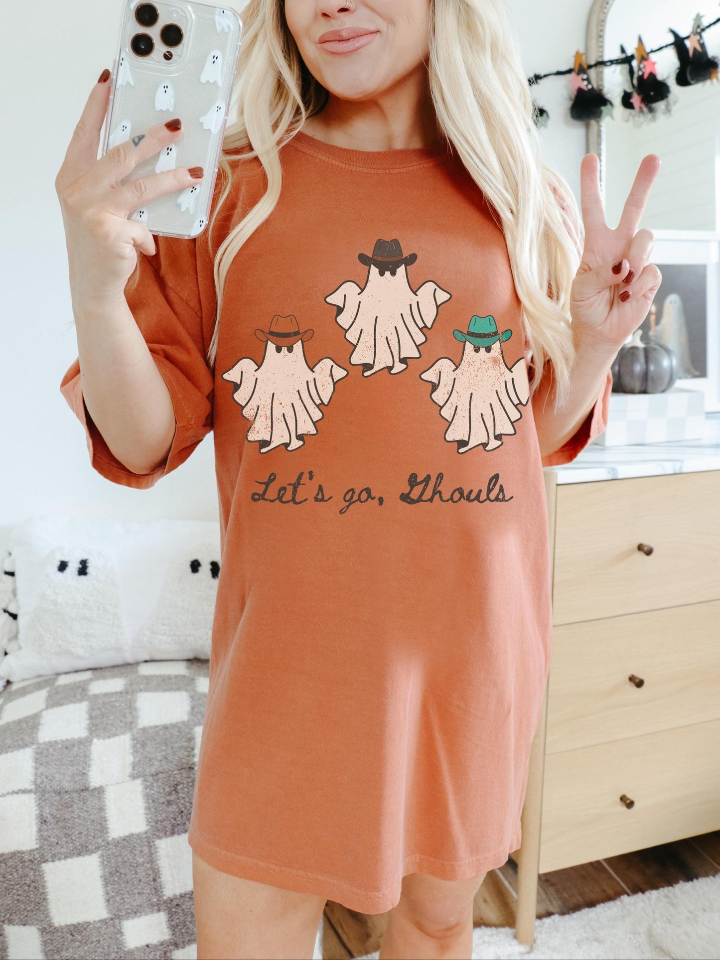 Let Go Ghouls Shirt, Western Halloween Shirt, Western Ghost, Retro Halloween Shirt, Cute Ghost Shirt, Retro Ghost Shirt, Trendy Halloween