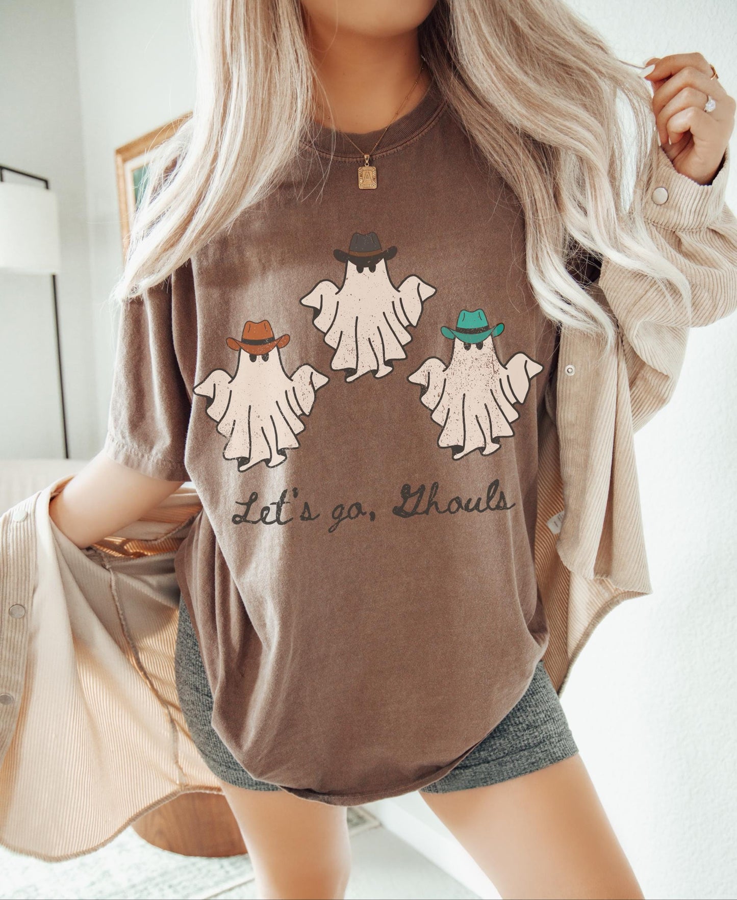 Let Go Ghouls Shirt, Western Halloween Shirt, Western Ghost, Retro Halloween Shirt, Cute Ghost Shirt, Retro Ghost Shirt, Trendy Halloween