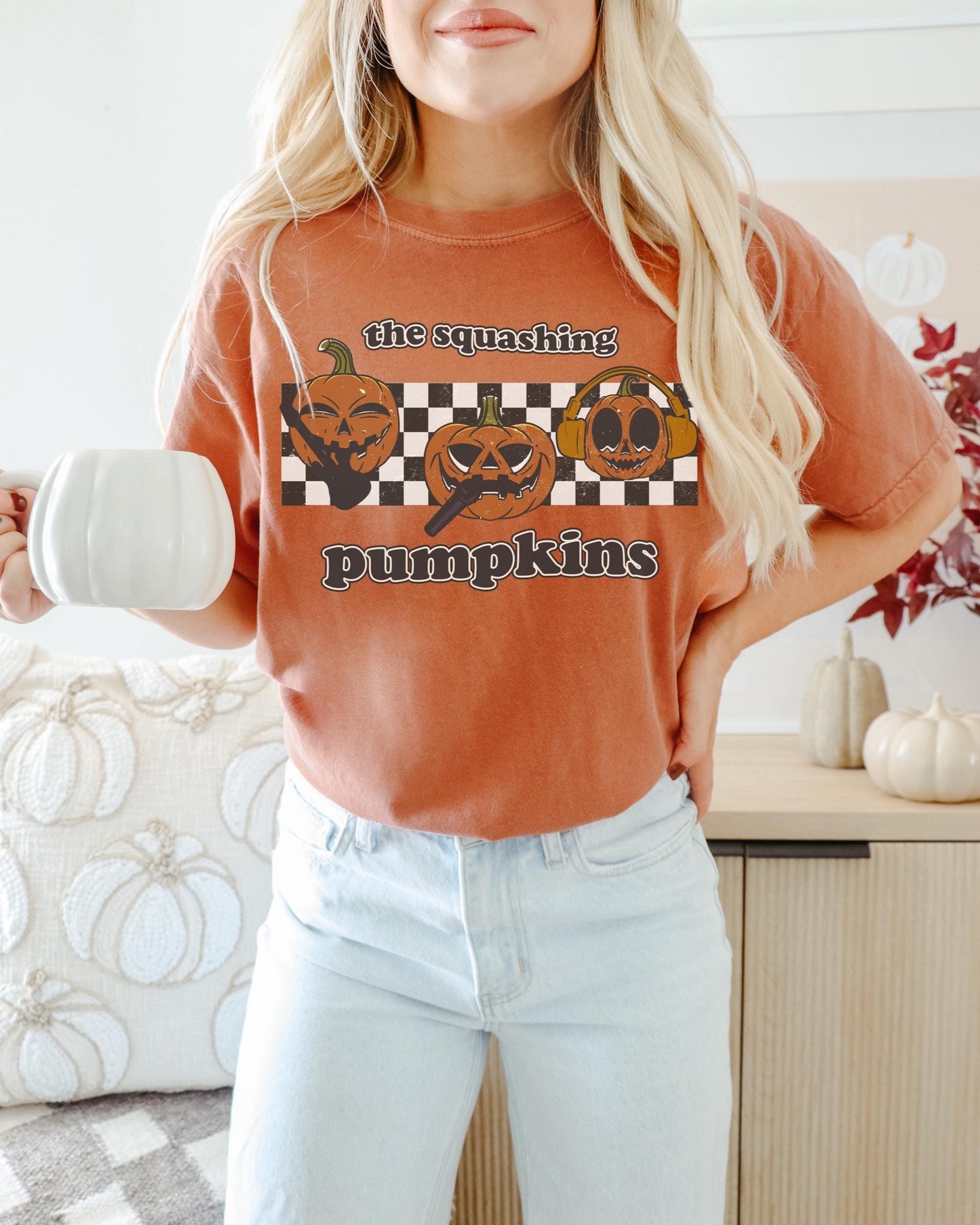 Trendy Pumpkin Shirt, Retro Halloween Shirt, Edgy Halloween, Spooky Season Shirt, 90s Halloween, Vintage Pumpkin Shirt, Cute Fall Shirt