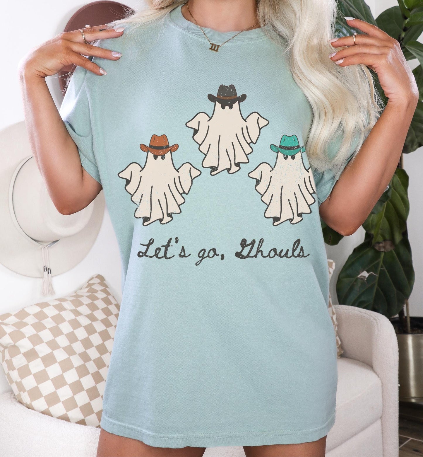 Let Go Ghouls Shirt, Western Halloween Shirt, Western Ghost, Retro Halloween Shirt, Cute Ghost Shirt, Retro Ghost Shirt, Trendy Halloween