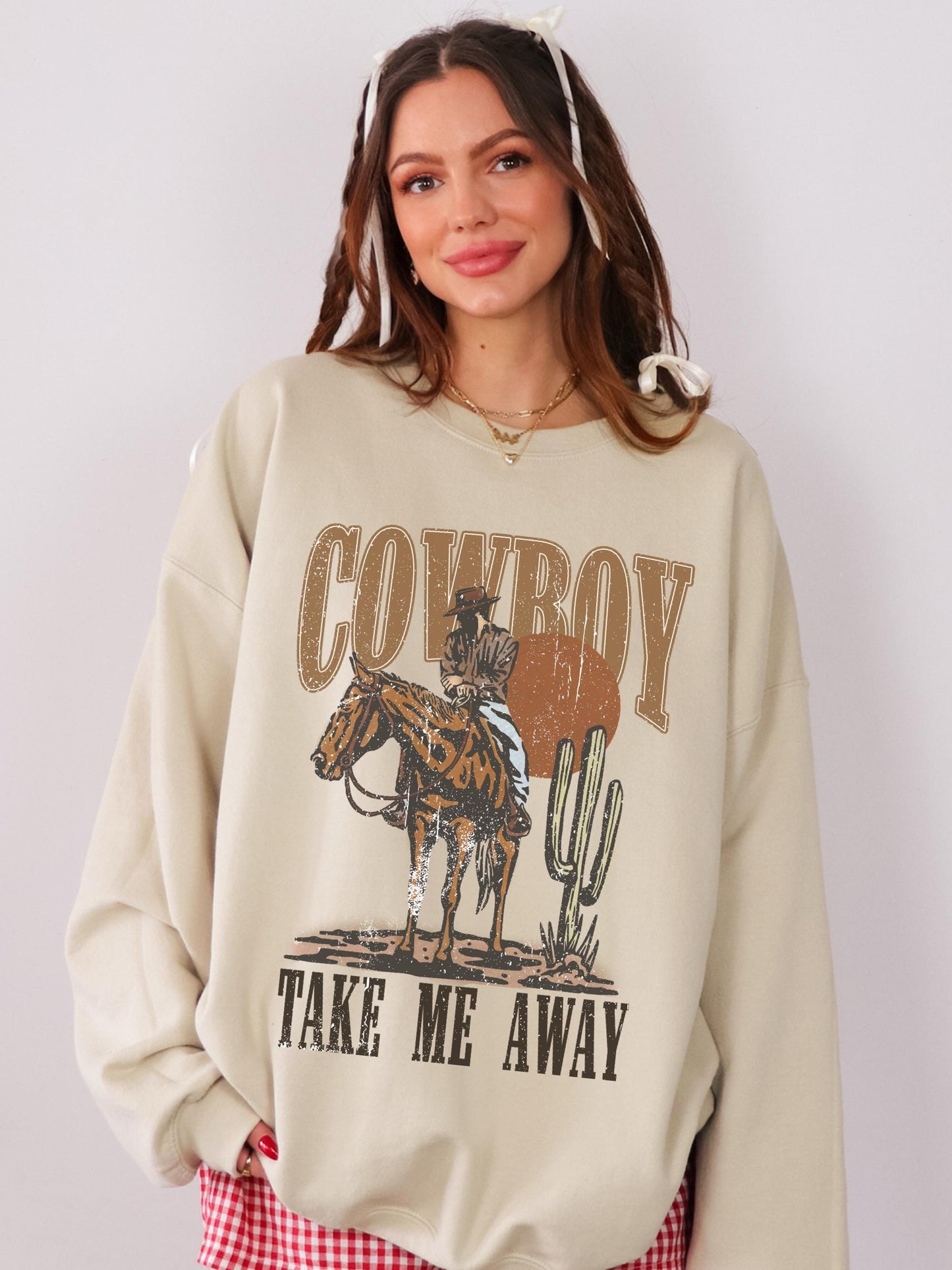 Cowboy Take Me Away, Cowboy Crewneck, Western Sweater, Country Music Shirt, Cute Western Shirt, Cowgirl Sweatshirt, Country Concert Shirt