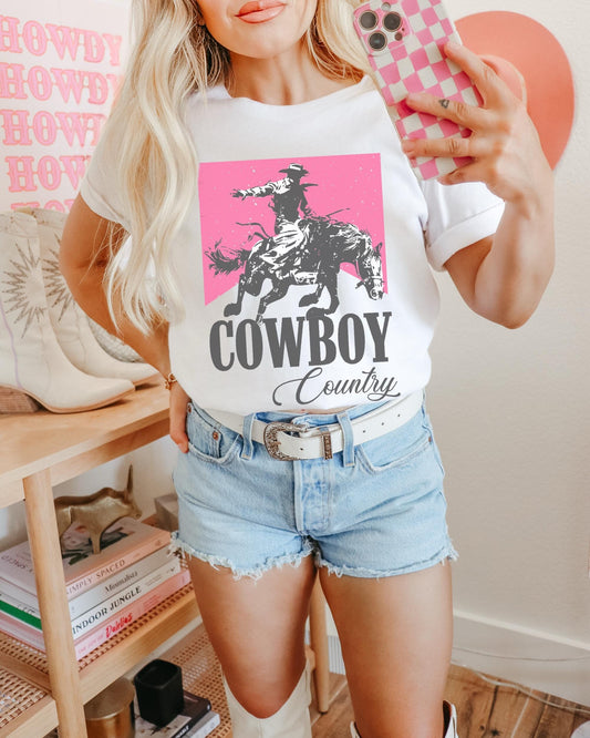 Cowboy Country Shirt, Cute Cowgirl Tshirt, Country Music Shirt, Western Graphic Tee, Trendy Country Tee, Oversized Shirt, Rodeo Shirt, Howdy
