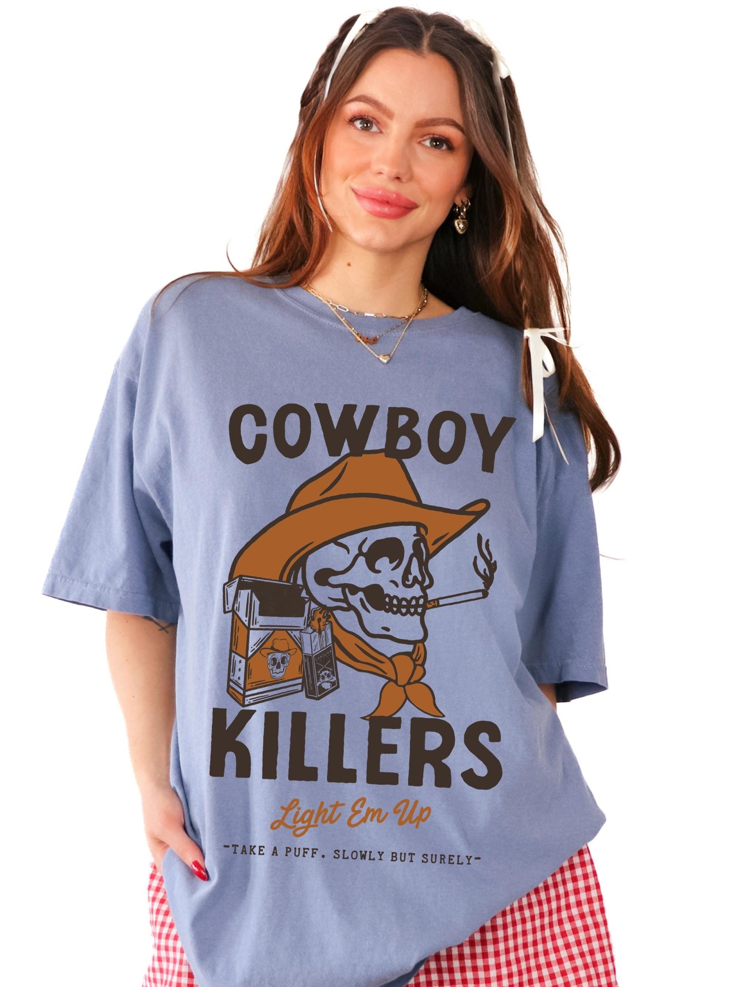 Cowboy Killers Shirt, Rodeo Shirt, Western Graphic Tee, Cowboy Shirt, Country Music Shirt, Western Cowgirl Shirt, Cowboy Skeleton Shirt
