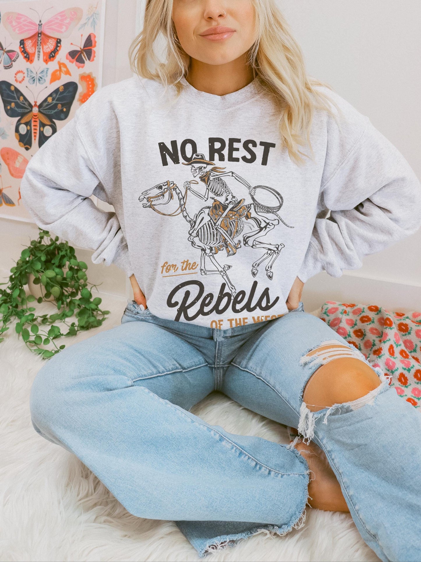 Western Rebels Shirt, Cowgirl Rodeo Shirt, Wild West Babe, Cowboy Sweatshirt, Cute Cowgirl Sweatshirt, Country Girl Shirt, Western Crewnecks