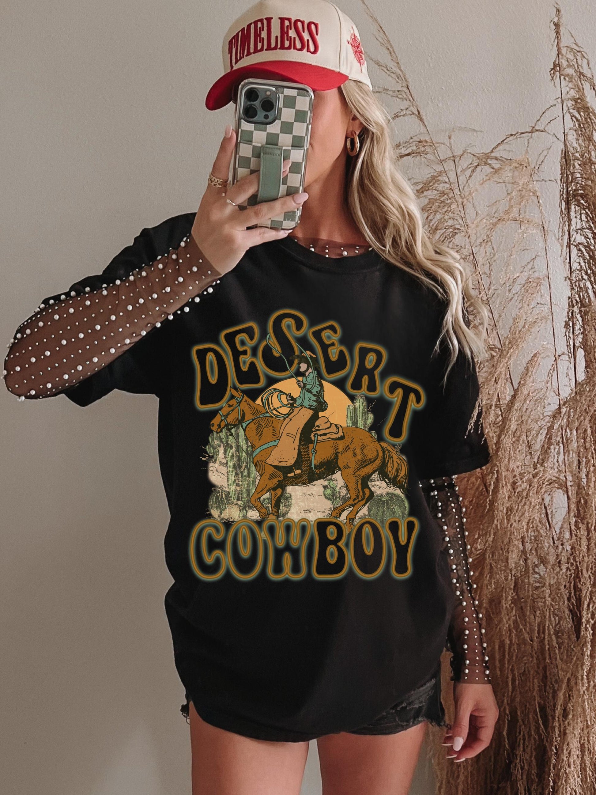 Desert Cowboy Shirt, Cute Cowgirl Tshirt, Country Concert Shirt, Trendy Western Shirts, Cowboy Tees, Western Graphic Tee, Rodeo Graphic Tees