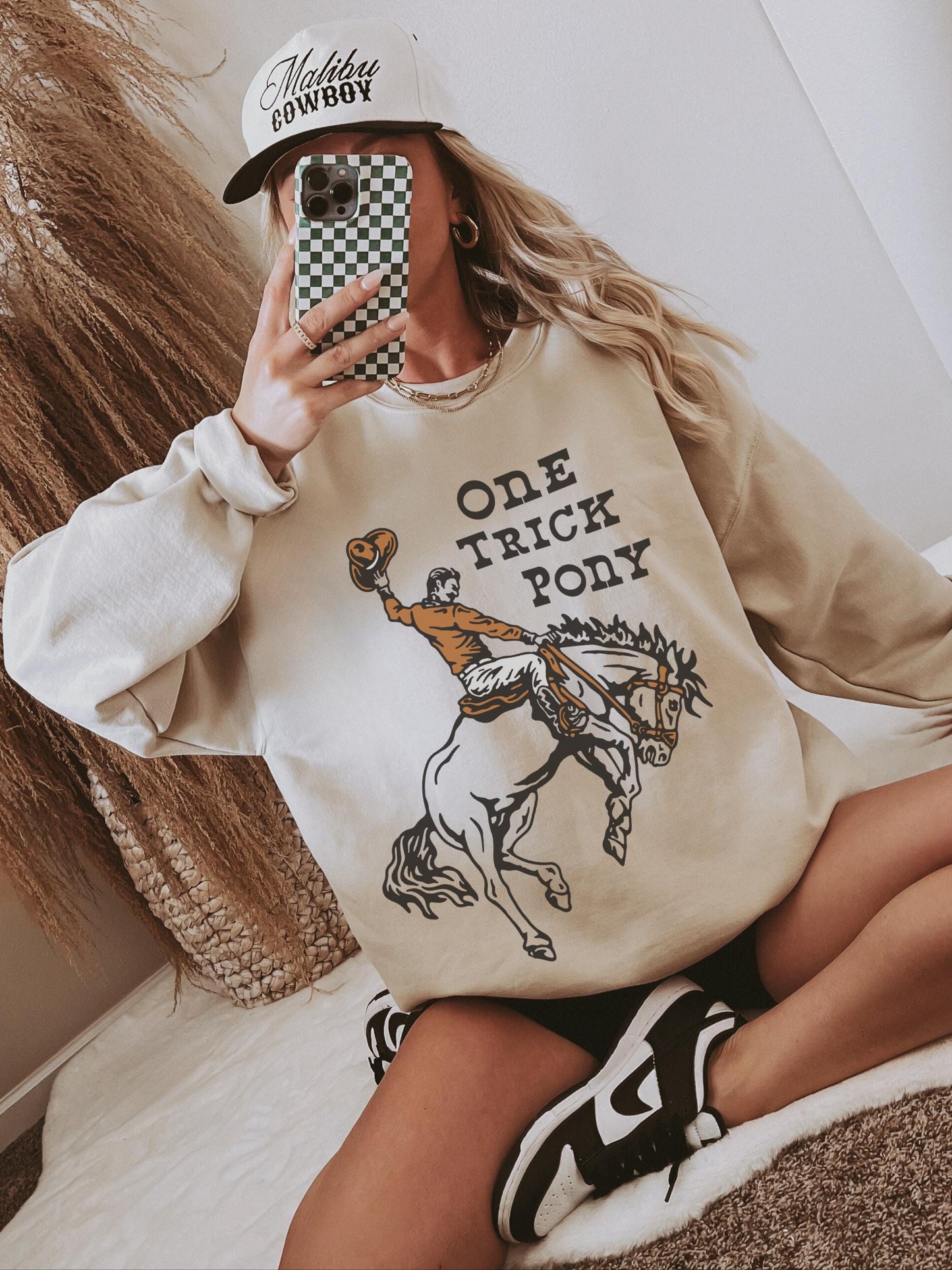 One Trick Pony Shirt, Cowgirl Sweatshirt, Country Concert Shirt, Trendy Western Shirts, Wild West Rodeo, Cowboy Sweater, Western Crewneck